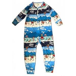 The Grinch x Justice Sleep Medium One-Piece Pajama Onesie Size 10 Medium Kids